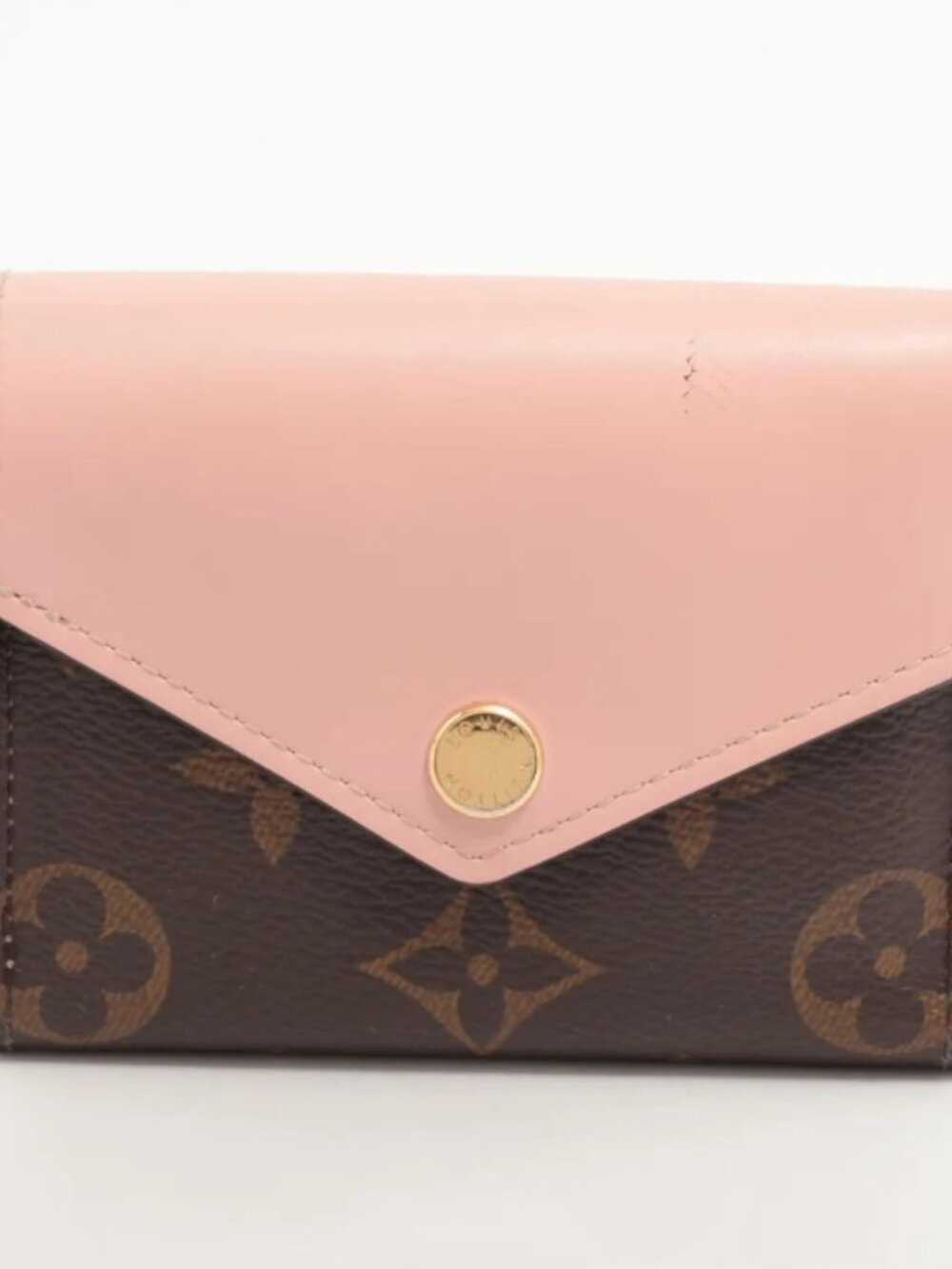 Louis Vuitton Monogram Portefeuille Zoe Rose Ballerine